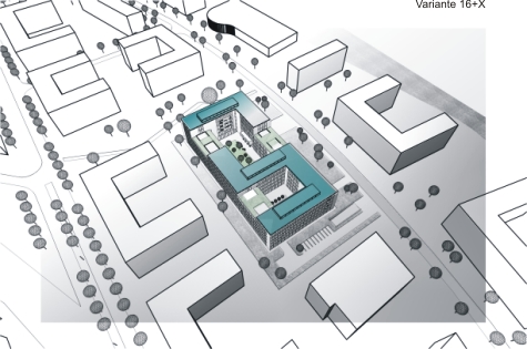 Doppelter Innehof 16000m² BGF