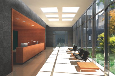 Foyer mit Atrium